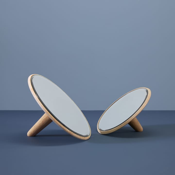 Barb mirror large, Oak Woud