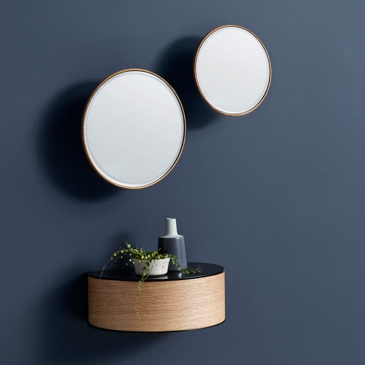 Barb mirror large, Oak Woud