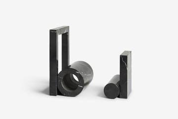 Booknd book support marble - Black - Woud
