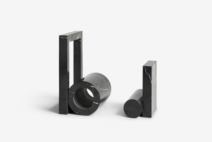 Booknd book support marble, Black Woud