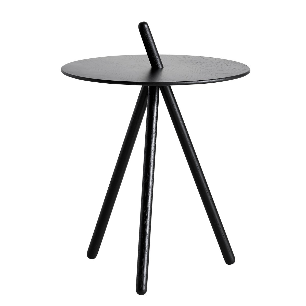 Woud Come here table black-painted oak | Scandinavian Design | Side tables | Black