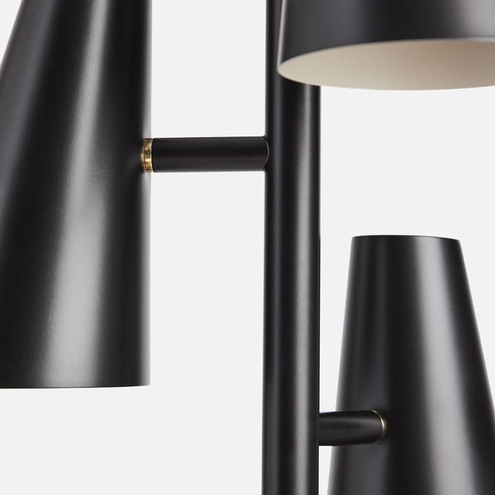Cono pendant lamp 3 shades, Black Woud