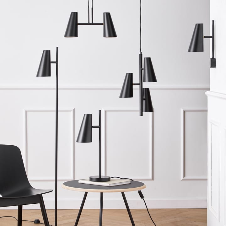 Cono pendant lamp 3 shades, Black Woud