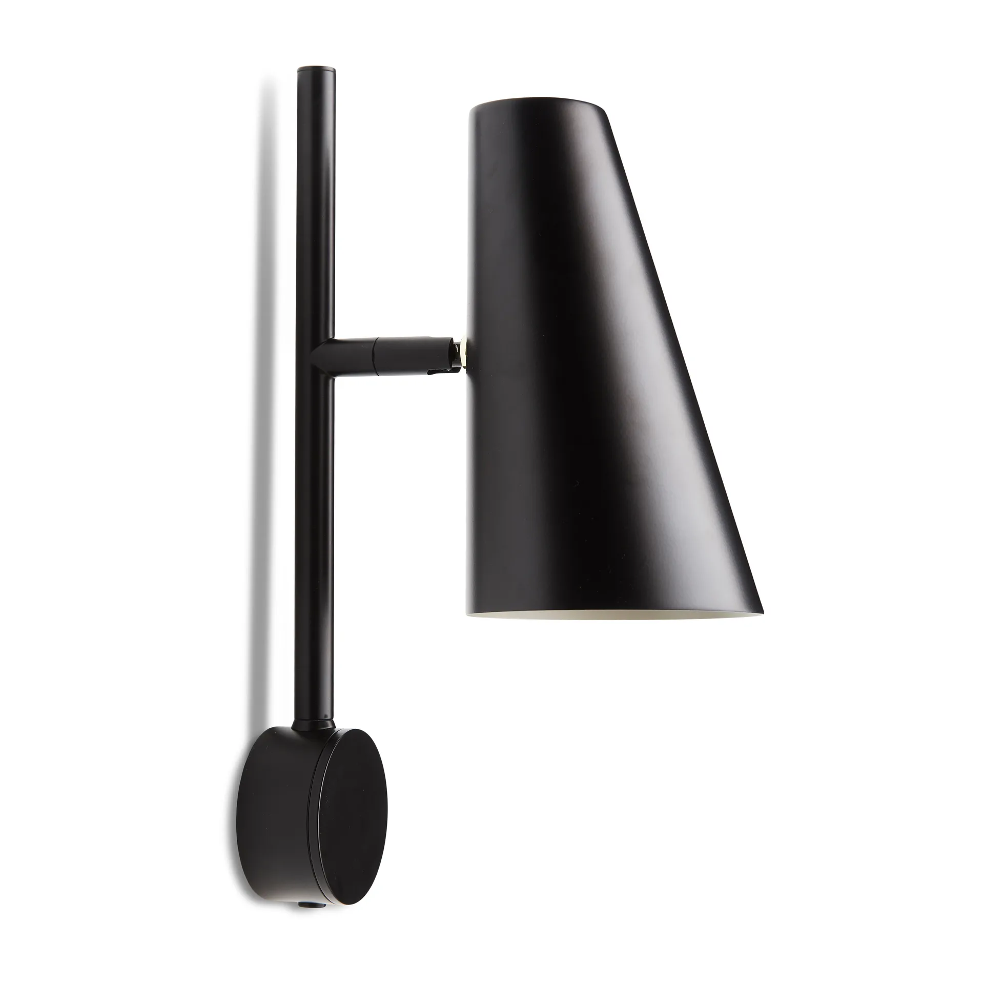 Cono wall lamp, Black Woud