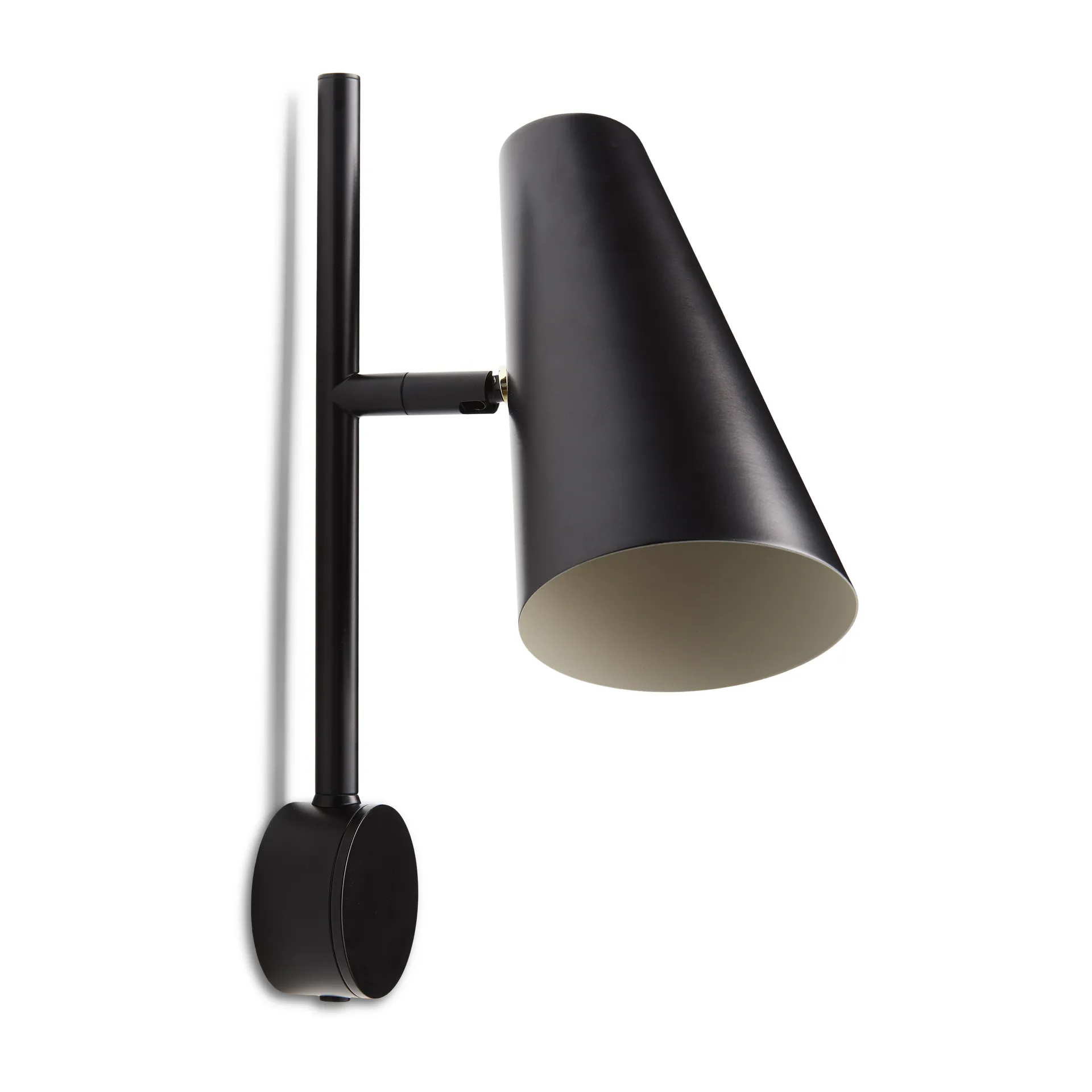 Cono wall lamp, Black Woud