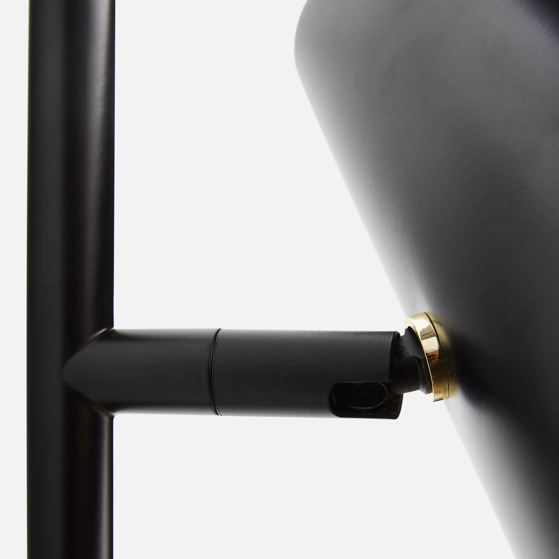 Cono wall lamp, Black Woud