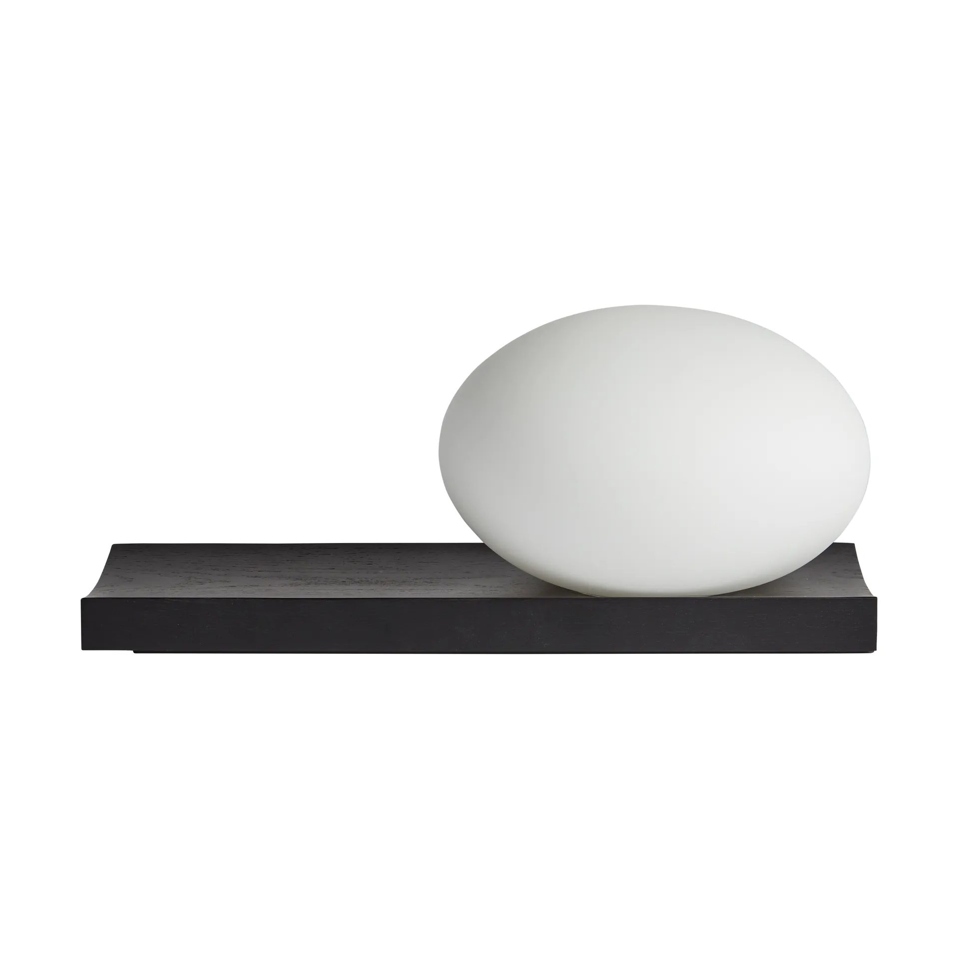 Dew table lamp/wall lamp, Black Woud