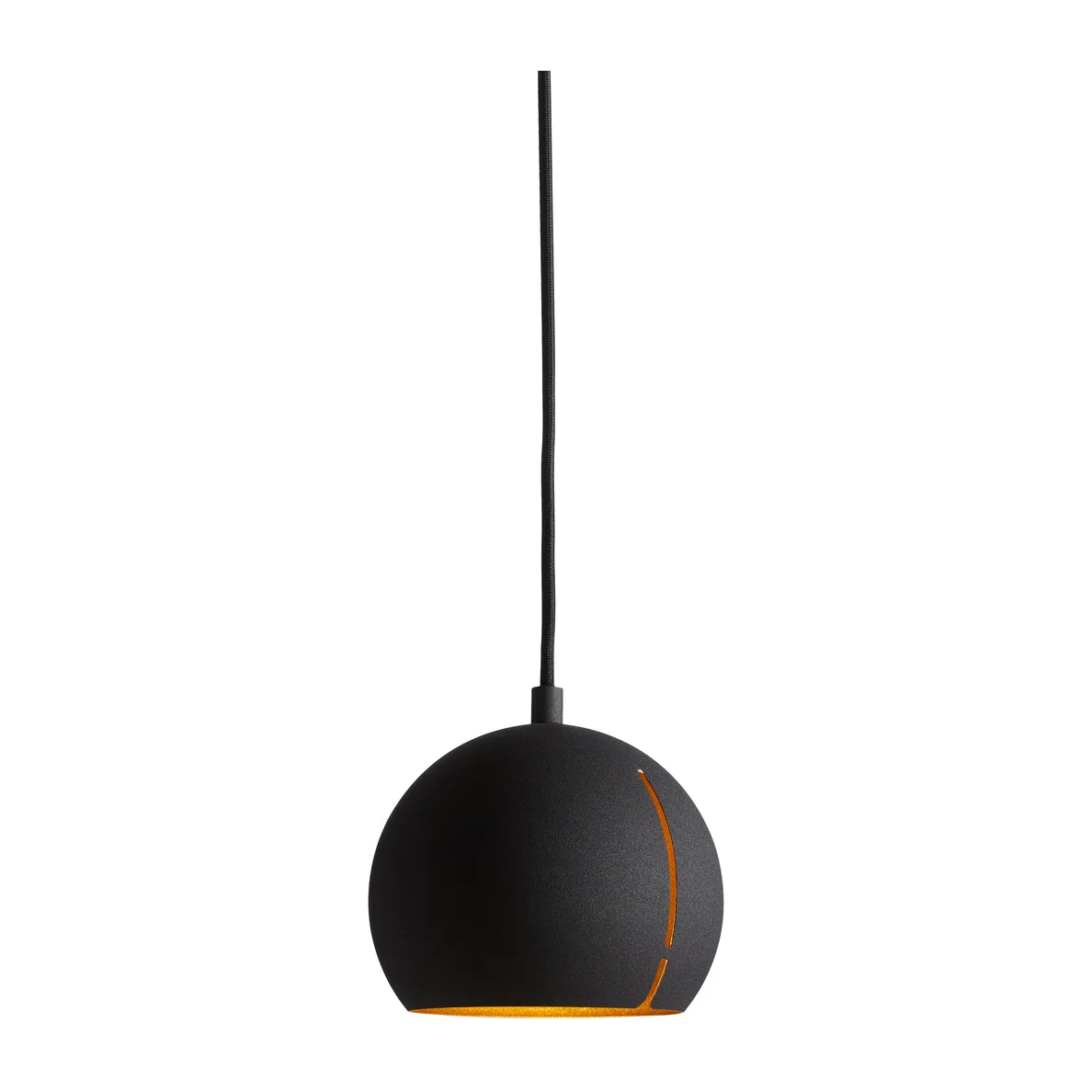 Gap pendant lamp round, Black Woud