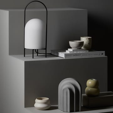 Ghost table lamp - Black-whitet opalglass - Woud