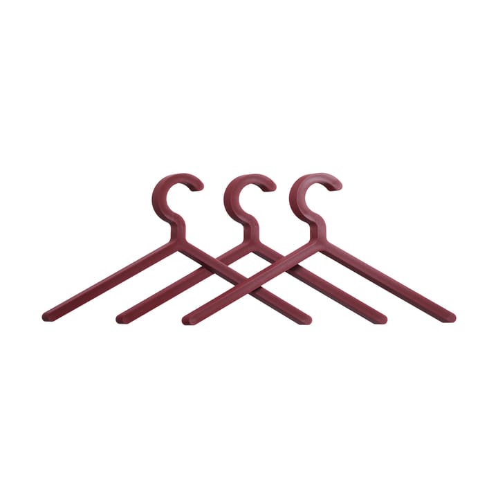 Illusion hanger, 3-pack - Deep red - Woud