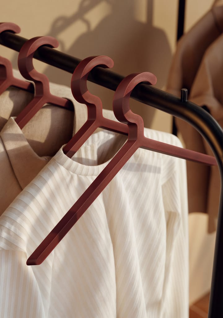 Illusion hanger, 3-pack, Deep red Woud