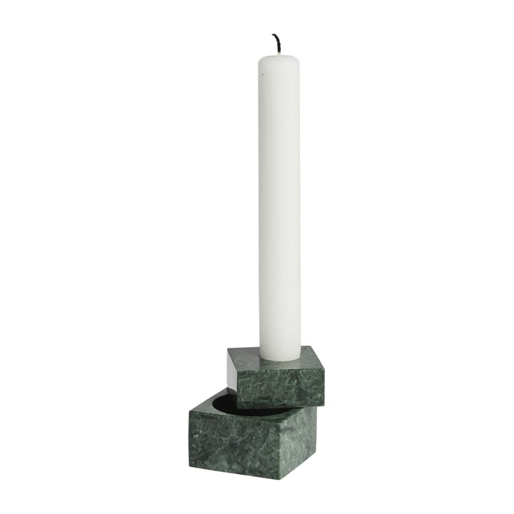 Jeu de dés 1 candle holder marble - Green - Woud