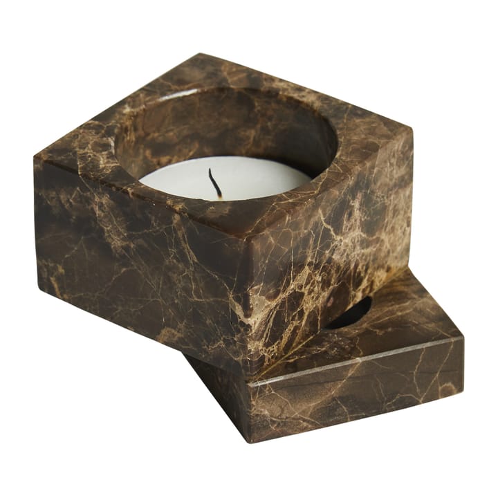 Jeu de dés 1 candle holder marble, Green Woud