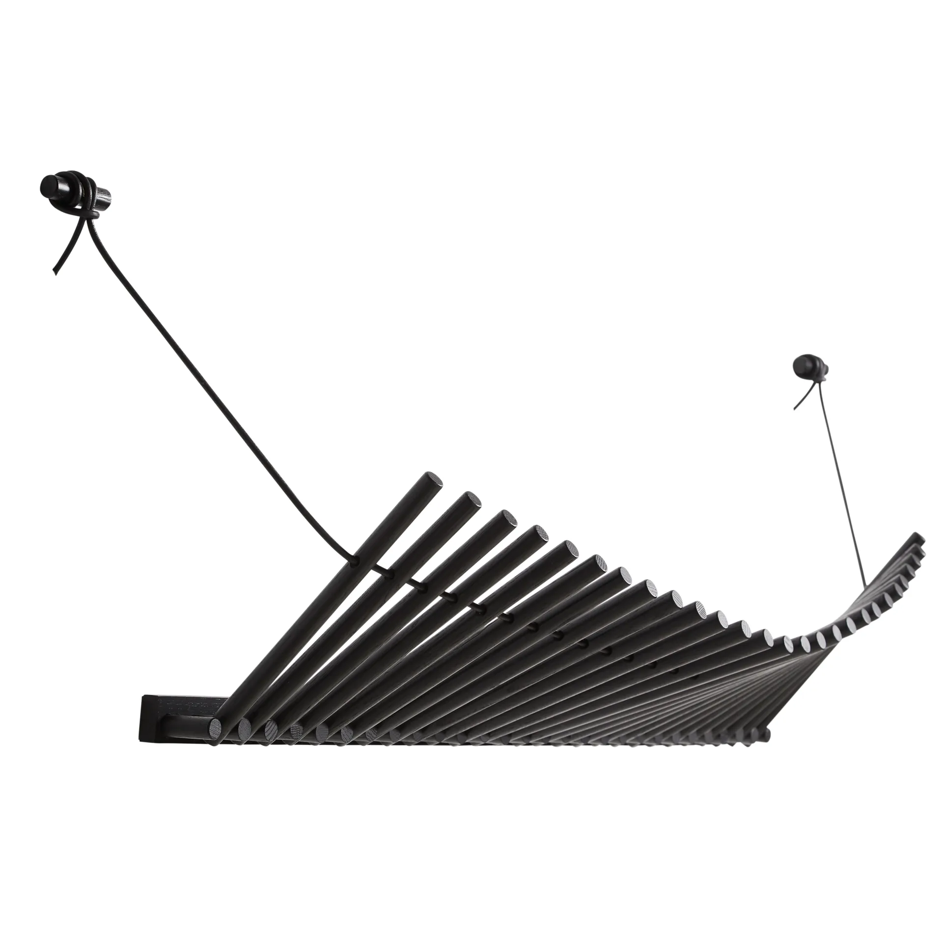 Knaegt hanger, painted black oak Woud