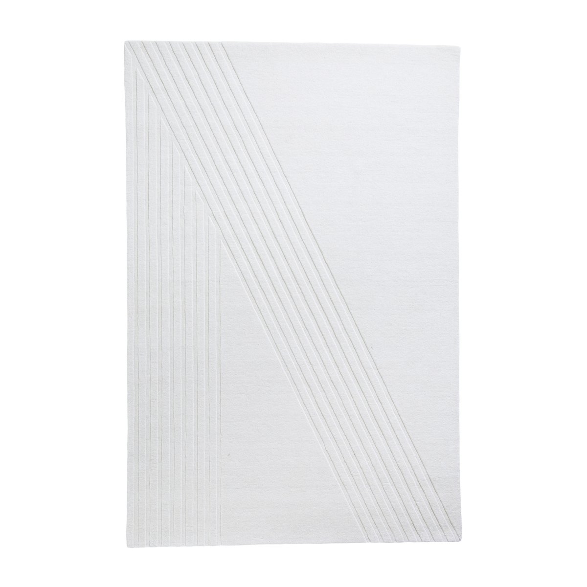 Woud Kyoto rug off-white 200x300 cm | Scandinavian Design | Wool rugs | White