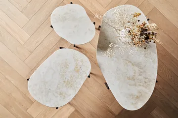 La Terra occasional table. medium - Ivory - Woud