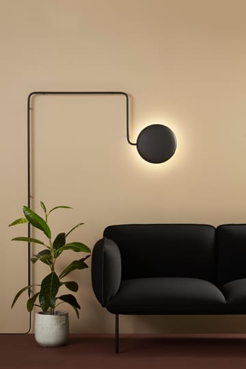 Mercury wall lamp - Black-painted metal  - Woud