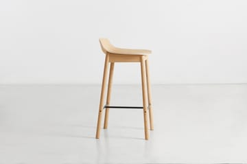 Mono barstool 65 cm - White pigmented oak - Woud