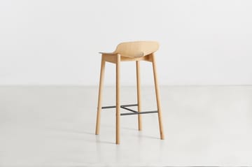 Mono barstool 65 cm - White pigmented oak - Woud