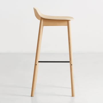Mono barstool - White pigmented oak - Woud