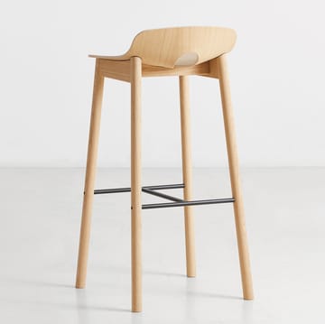 Mono barstool - White pigmented oak - Woud