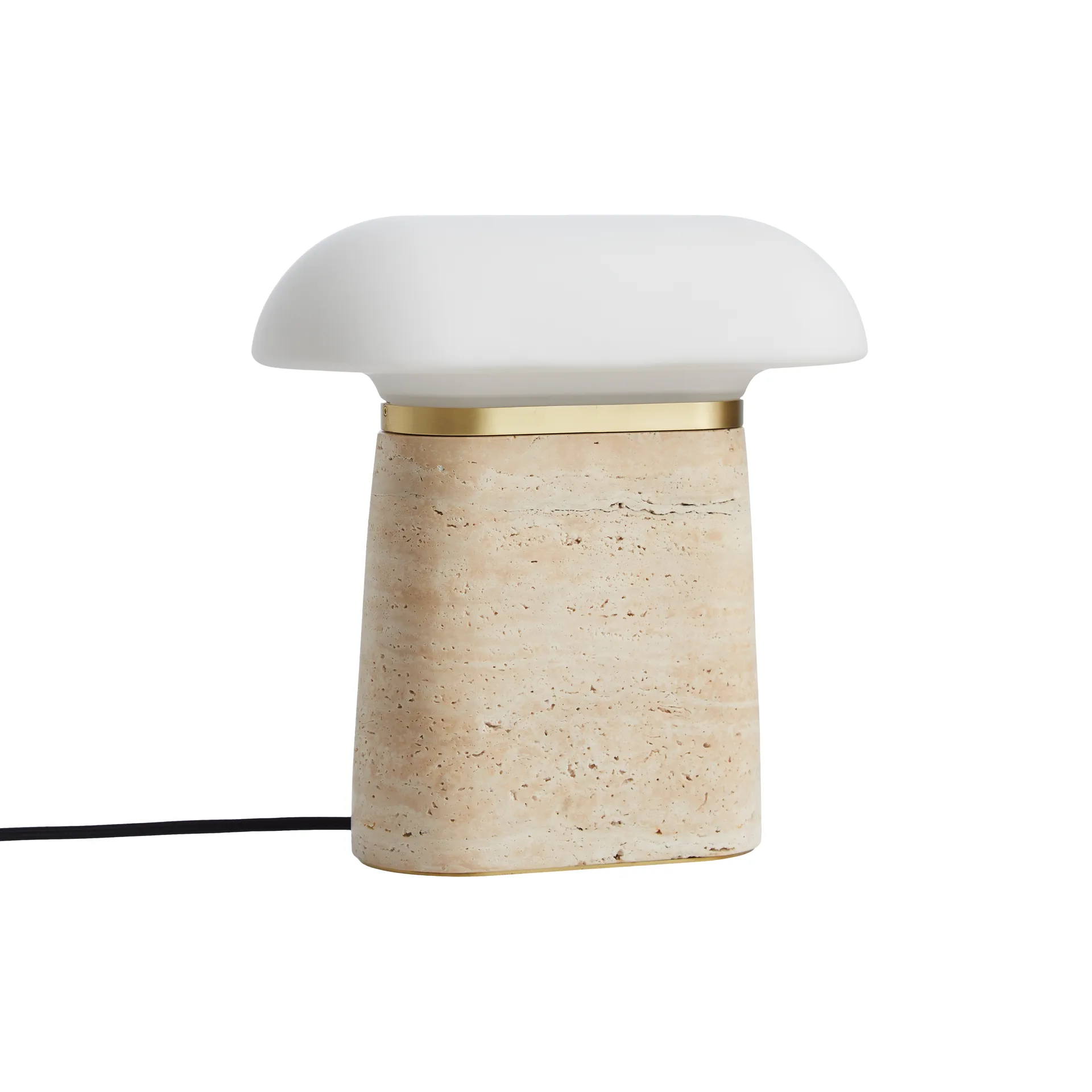 Nova table lamp, Ivory Woud