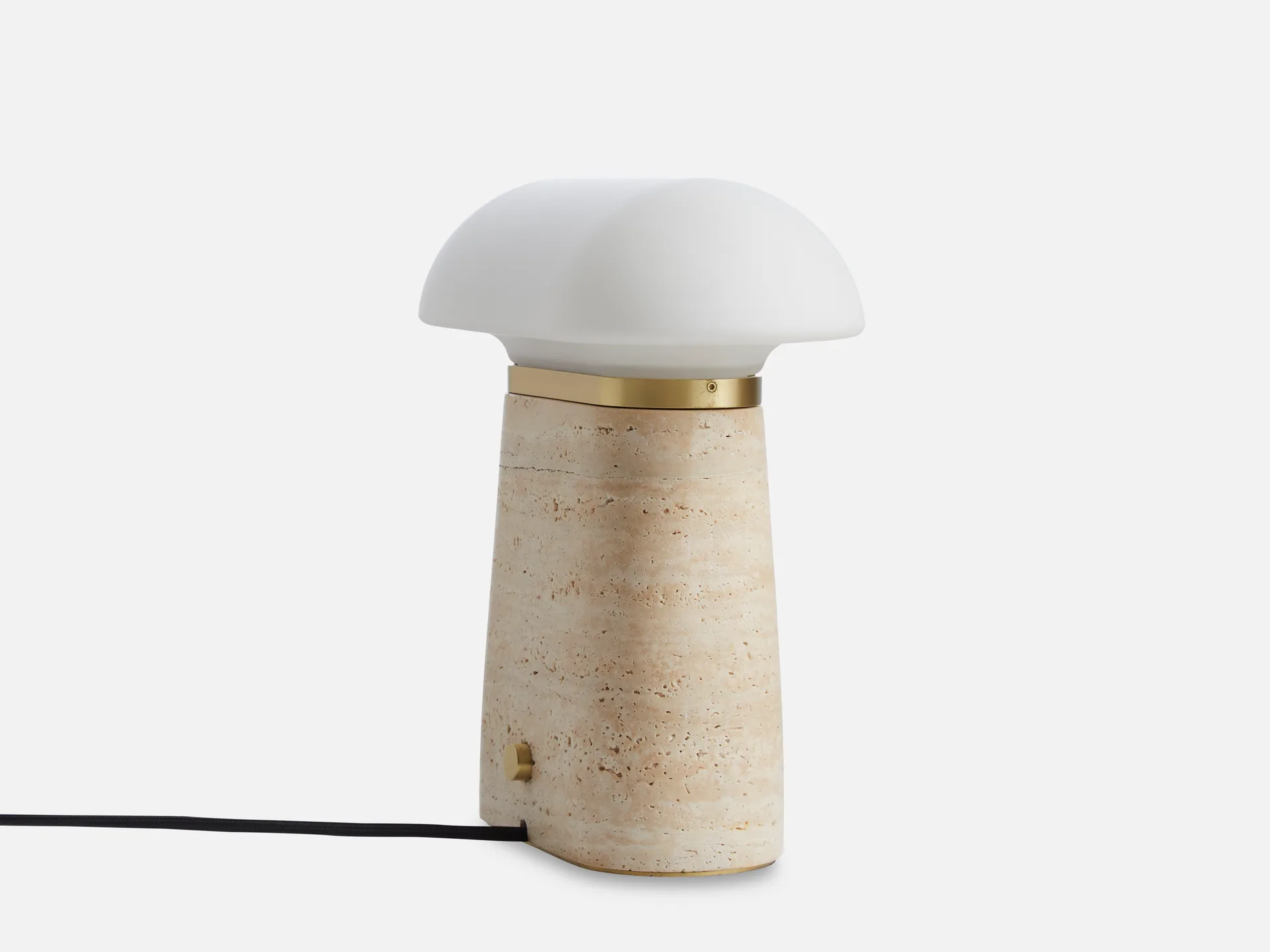 Nova table lamp, Ivory Woud