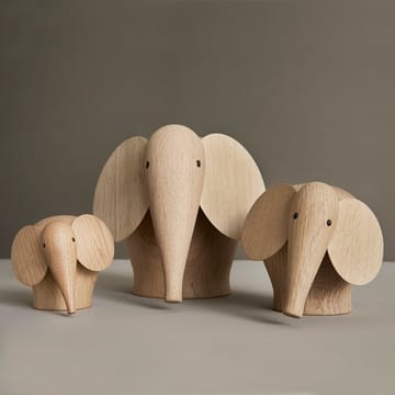 Nunu wooden elephant - medium - Woud