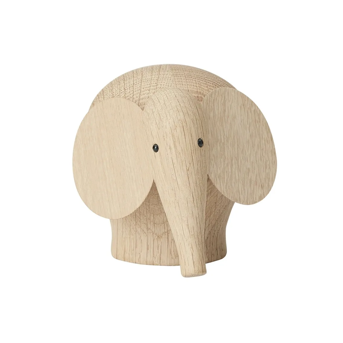Woud Nunu wooden elephant small | Scandinavian Design | Wooden figures | Brown