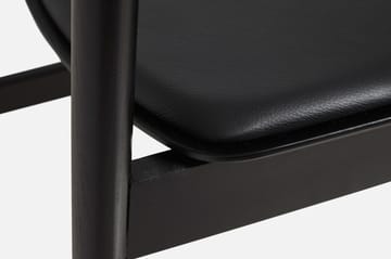 Pause dining chairs 2.0 - Black leather - Woud