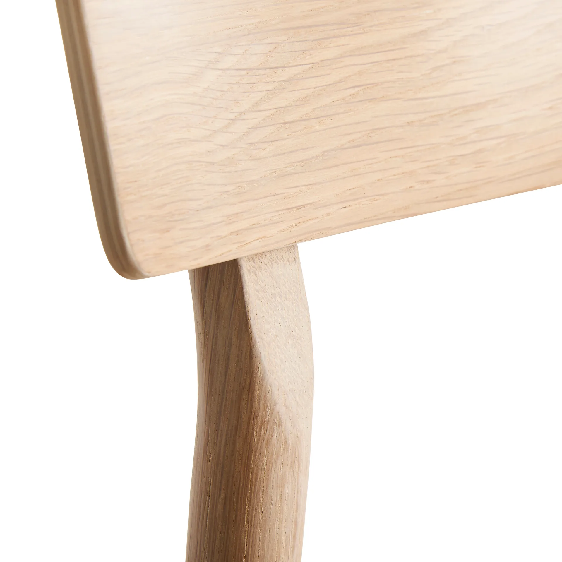 Pause dining chairs 2.0, White-pigmented oak Woud