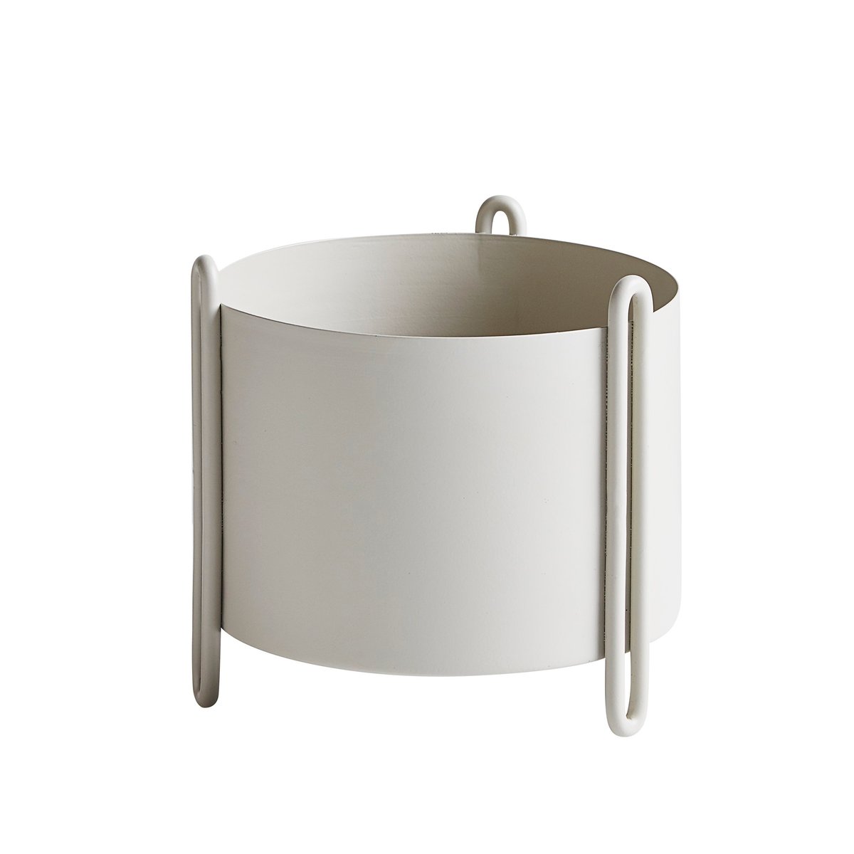 Woud Pidestall flower pot small Ø15 cm grey | Scandinavian Design | Flower pots | Grey