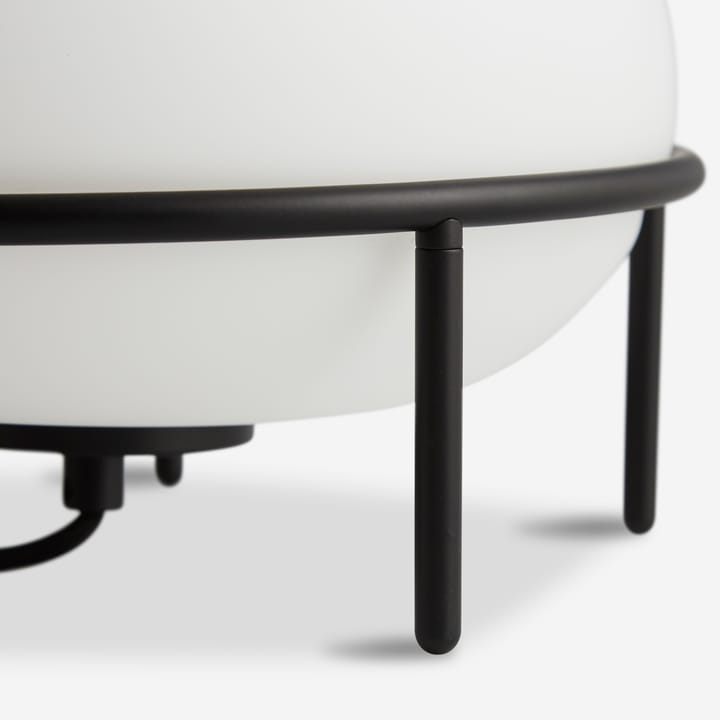 Pump table lamp - black/ opal - Woud