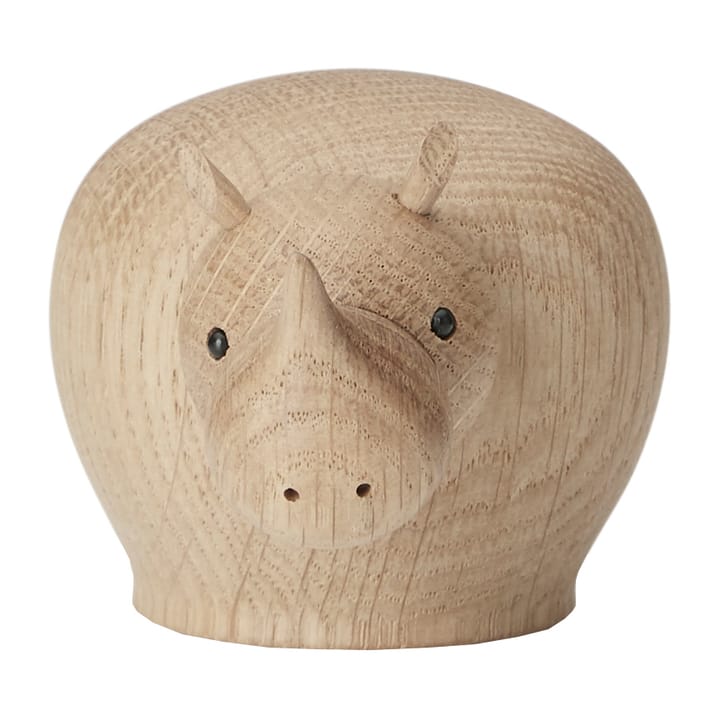 Rina wooden rhino - Mini - Woud