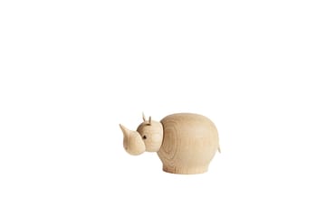 Rina wooden rhino - Small - Woud