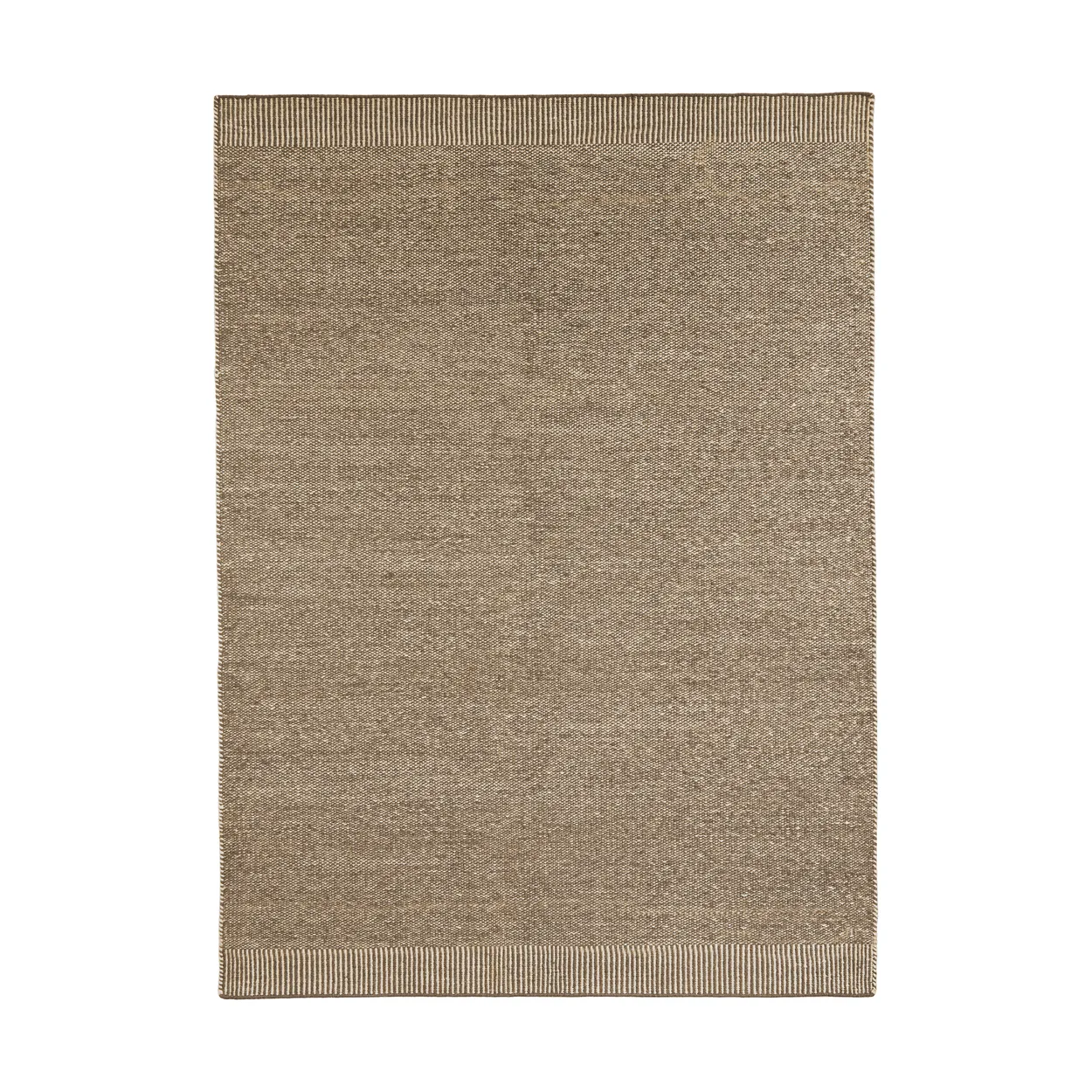 Woud Rombo rug Brown, 170x240 cm | Scandinavian Design | Fringe & Deep pile rugs | Brown