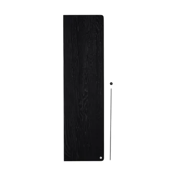 Stedge Add-on shelf - Black oak-black, 80 cm - Woud