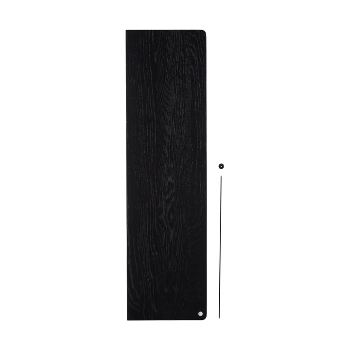 Stedge Add-on shelf - Black oak-black, 80 cm - Woud
