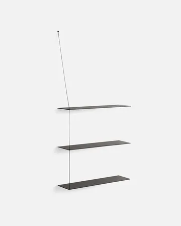 Stedge Add-on shelf - Black oak-black, 80 cm - Woud