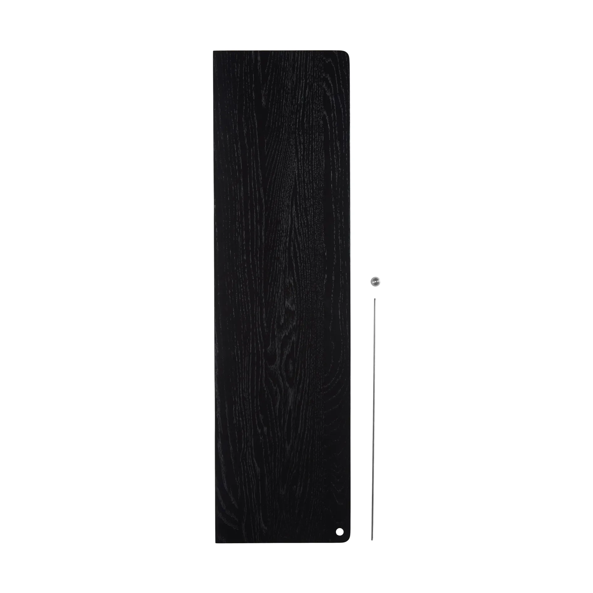Stedge Add-on shelf, Black oak-brushed steel Woud