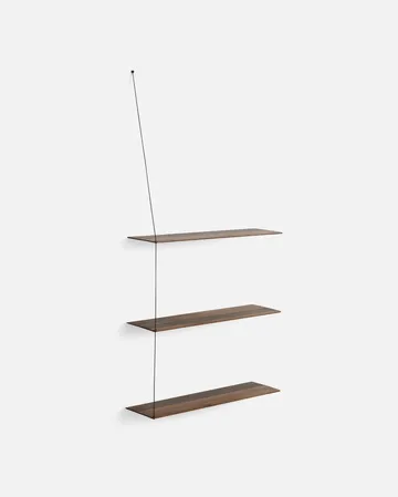 Stedge Add-on shelf - Smoked oak, 80 cm - Woud