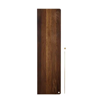 Stedge Add-on shelf - Smoked oak-brass - Woud