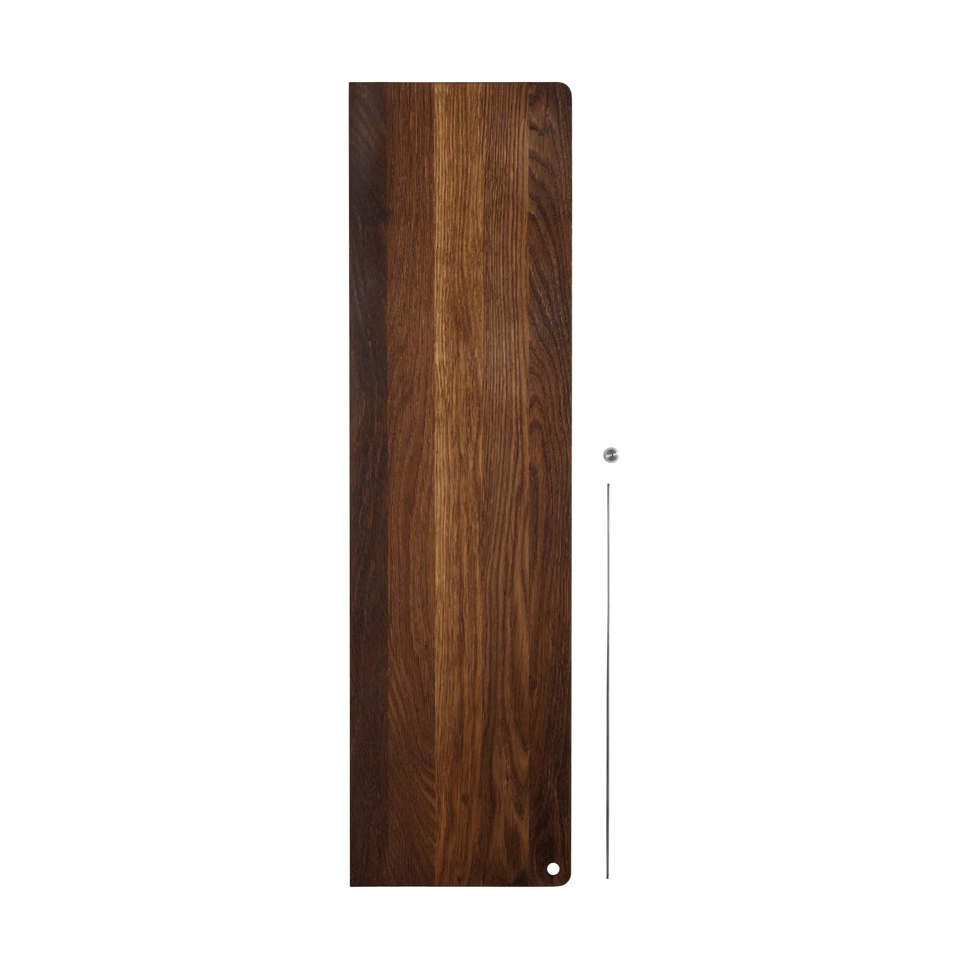 Stedge Add-on shelf, Smoked oak-brushed steel Woud