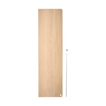 Stedge Add-on shelf - White-pigmented oak-brushed steel - Woud