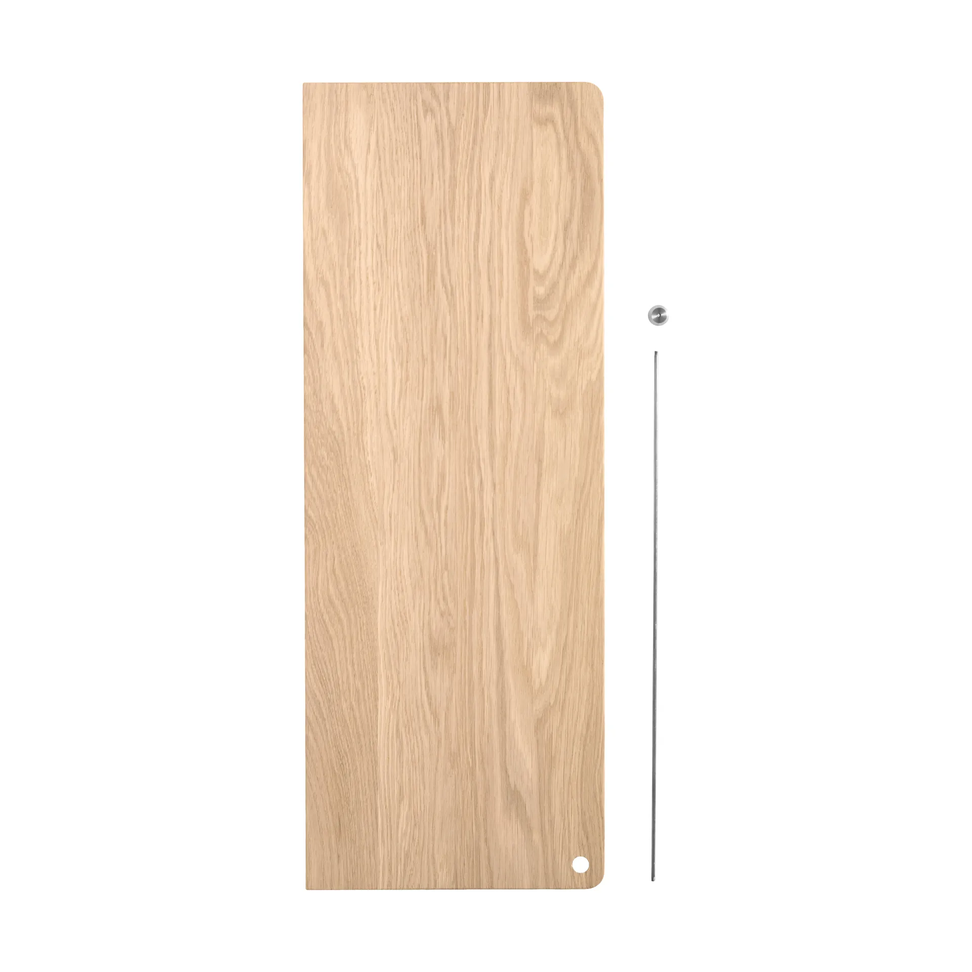 Stedge Add-on shelf, White-pigmented oak-brushed steel Woud