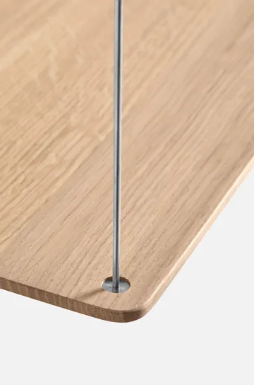Stedge Add-on shelf - White-pigmented oak-brushed steel - Woud