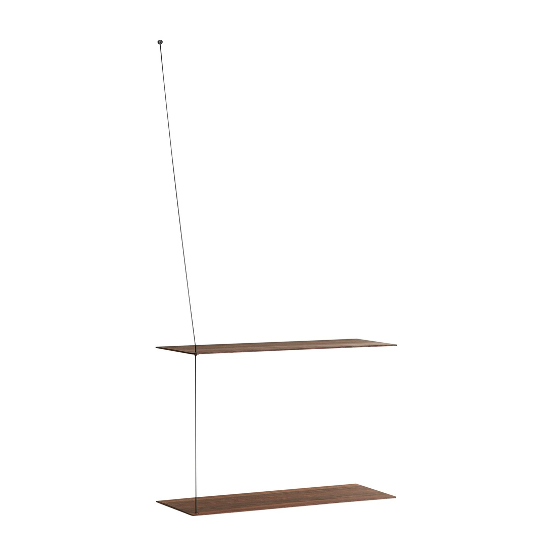 Woud Stedge shelf 60 cm Smoked oak | Scandinavian Design | Shelves & shelving systems | Brown