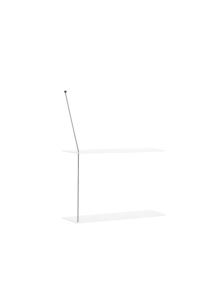 Stedge shelf 60 cm, White oak Woud