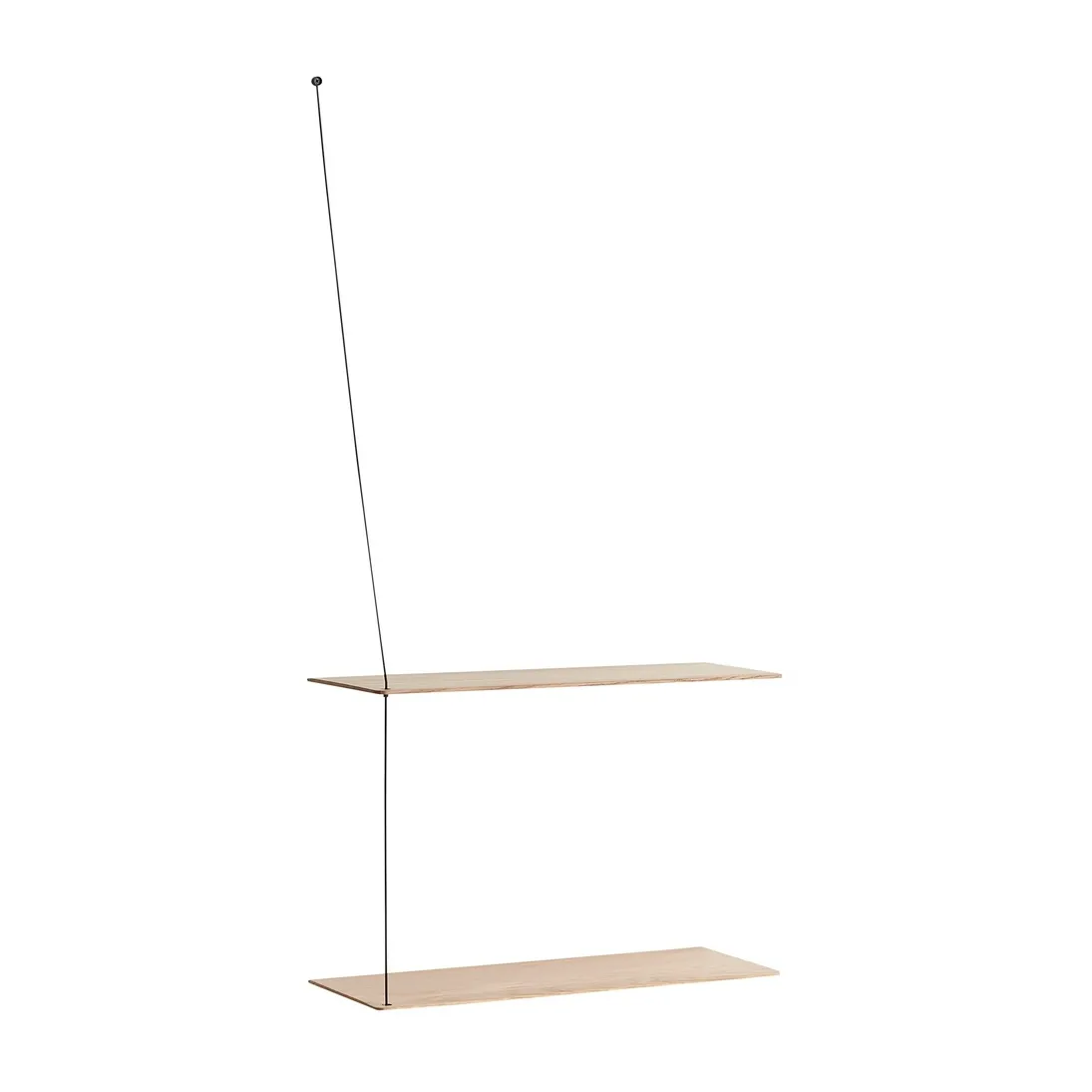 Woud Stedge shelf 60 cm White pigmented oak | Scandinavian Design | Shelves & shelving systems | Beige