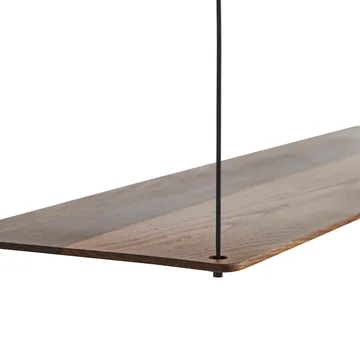 Stedge shelf - Smoked oak, 80 cm - Woud